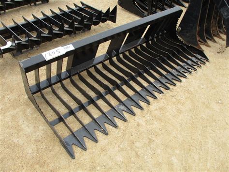 skid steer rock racke|rock rakes for skid steer.